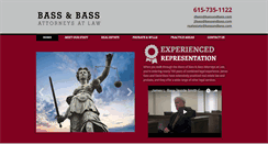 Desktop Screenshot of bassandbass.com